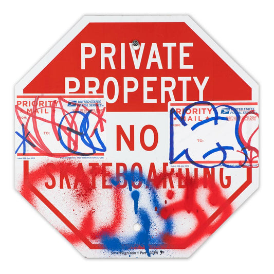 PRIVATE PROPERTY NO SKATEBOARDING - by HAEL - UNDERRATED SHOP
