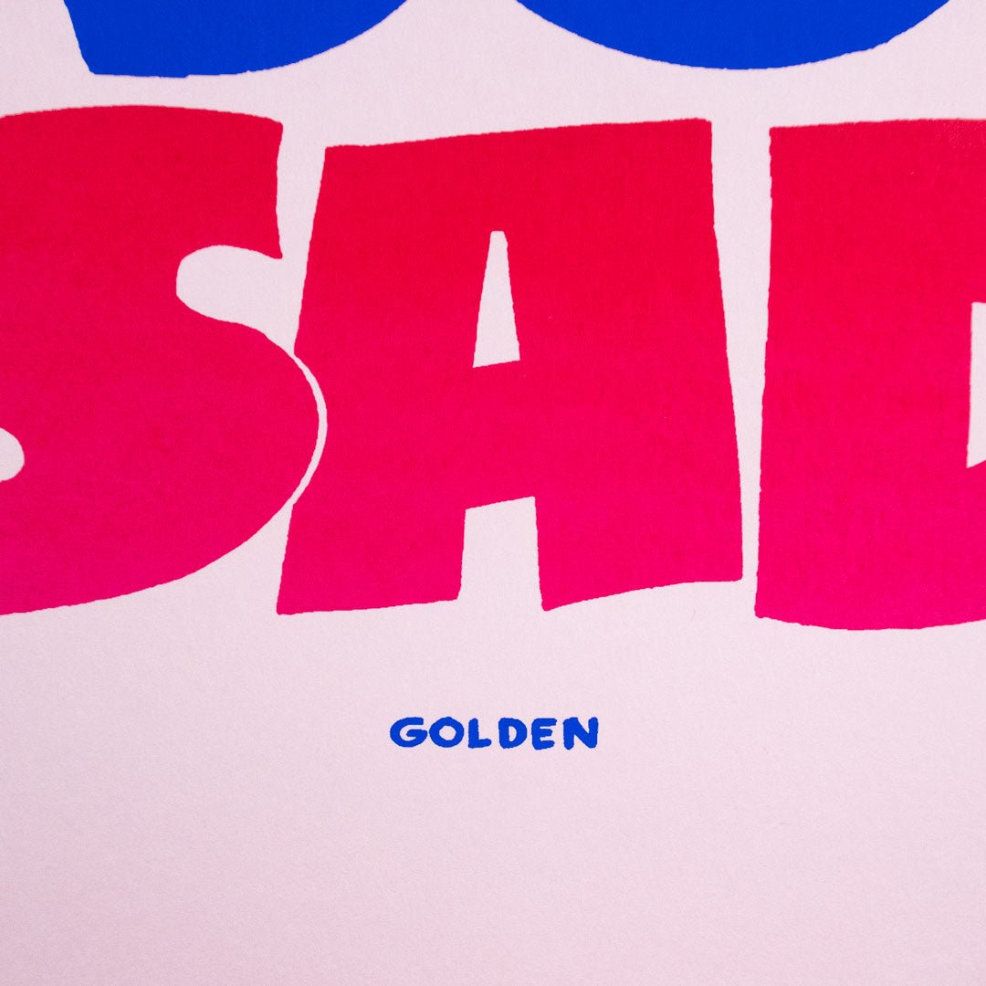 TOO BAD SO SAD - by KELLY GOLDEN - UNDERRATED SHOP